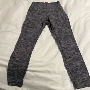 Lululemon high rise wunder under luon fabric 25” length leggings